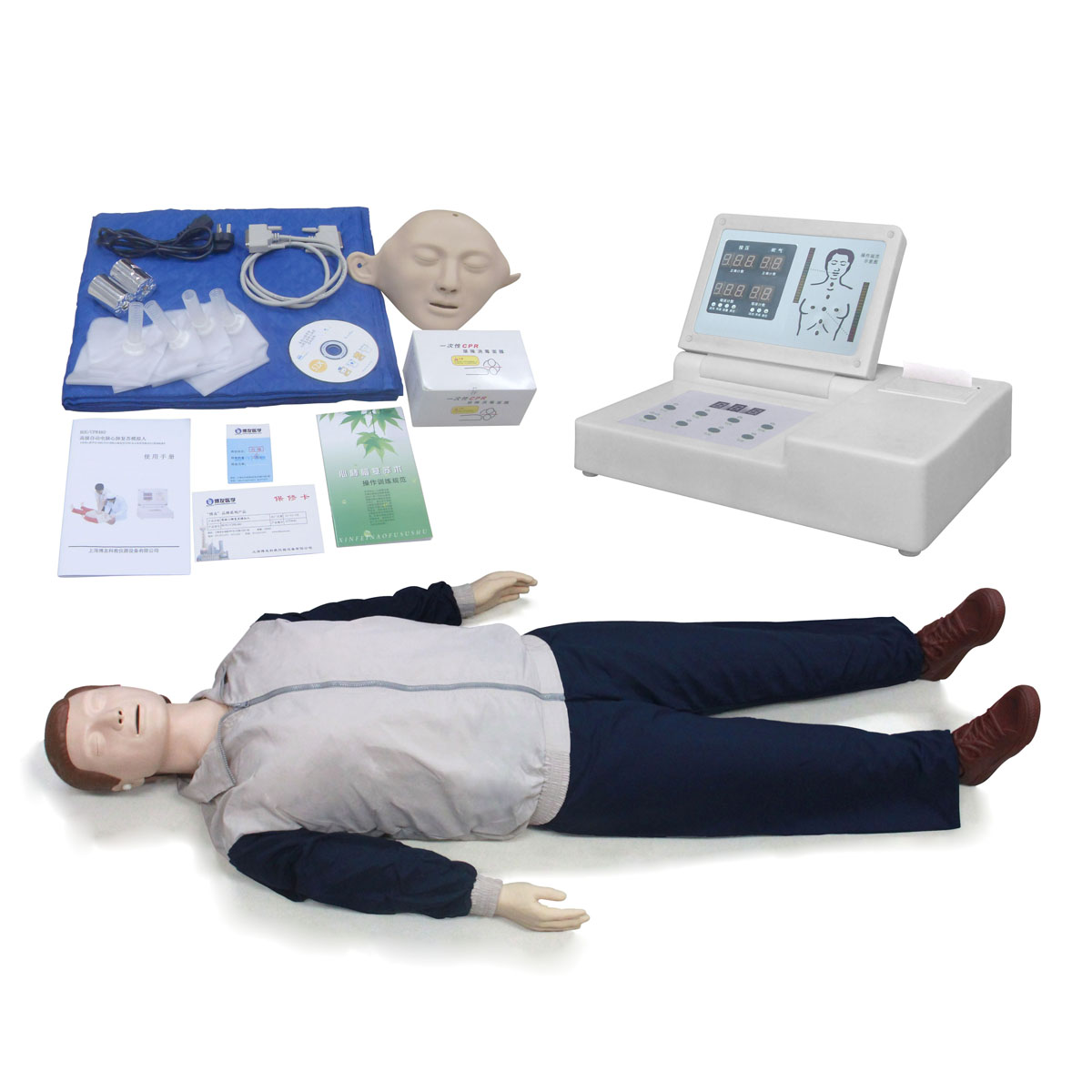 CPR490高级心肺复苏模拟人操作更为贴近实战化。