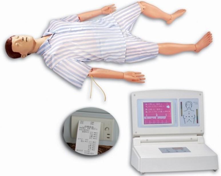 这是一款多功能假人模型，医用假人模型，含有急救、护理综合的功能